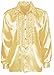 Produktbild Das Kostümland Satin Rüschenhemd Johnny - Gold Gr. 56