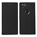 Price comparison product image Google Pixel 2 XL Case, Meiya Fashion PU Leather+ Soft Cystal TPU Shockproof Flip Cover Case Shell for Google Pixel 2 XL 5.8 inch, Slim Magentic Case With Card Slot and Stand (Black)