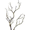 STOBOK Artificial Antler Dried Tree Branches Small DIY Headband Decor Plastic Manzanita Branches Decorative Plant Twigs Dry Branch Decor for Wedding Table Decoration 3pcs
