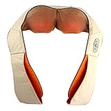 8 Têtes Tournantes Électrique Appareil de Massage Chauffant Cervical Coussin Massager Shiatsu du Nuque Cou Épaule pour Bureau Domicile et Voiture