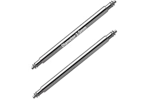 masar 6 à 46mm Premium Ø 1.5mm ou 1.6mm INOX 316L - Barrettes à Ressort pour Bracelets de Montre – Horloger 2 Pcs ou 4 Pcs - (Lire la Description)