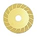 Produktbild nakw88 4 Zoll 100mm Diamant Sägeblatt Schleifscheibe Keramik Trennscheibe für Winkelschleifer(Ripple-TrennscheibenGold)