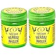 TWIN SWAN HONGTHAI Traditional Thai Moderate Strong Herbal Inhalent Inhaler (10 g) (Pack Of 2)