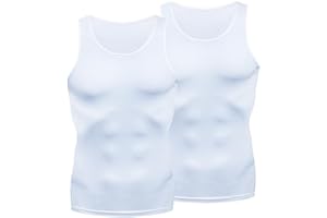 NuCamper Compression Vest for Men,Men's Gym Tank Tops Sports T Shirt, Men's Sleeveless Running Shirt, Quick Dry Functional Shirts Breathable Base Layer Vest for Sports Fitness Gym