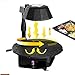 Produktbild Rotierender Infrarotgrill • Elektrogrill • Halogengrill • 1400 Watt • Rauch- und Fettfrei Grillpfanne • Schwarz