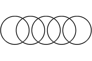 SOURCING MAP Sourcingmap, O-ring in gomma nitrilica, diametro 105 mm, diametro 98 mm, larghezza 3,5 mm, guarnizione di tenuta metrica Buna-N, confezione da 5