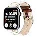 Produktbild KKSY Ersatzband Nylon Farbkontrast Design für Apple Watch1 Serie 2 Serie 3 Serie 4 iwatch (1577465),White,40/38MM