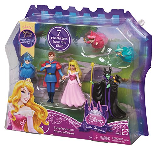 Preisvergleich Produktbild Mattel Disney Princess BMB73 - Dornröschen Minipuppen Geschenkset
