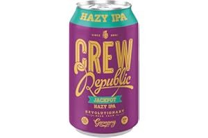 ‎CREW REPUBLIC CREW REPUBLIC Jackpot Hazy IPA Craft Bier (20x0,33l) - Naturtrüb & Frisch - Nach Reinheitsgebot Gebraut - Inkl. 5€ Einwegpfand