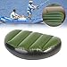 Produktbild Tbest Kajak Sitz Kanu Sitz Polster, Boot Sitze Sitzkissen Kajaksitz Kanusitz aufblasbar Bequemes wasserdichtes Fischen Grün Luft PVC Aufblasbares Sitz Auflage Kissen für kampierendes im Freien