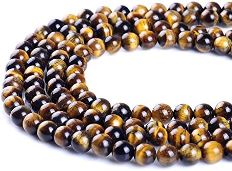 Ruilong AAAA Natural Tiger Eyes Gemstone Beads For Jewelry Making (12MM)