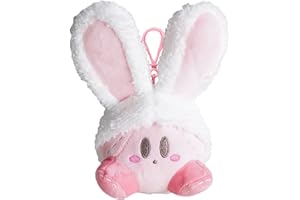 XRHOT Cartoon theme Plush Keychain Plush Doll Keyring Stuffed Crossdressing Cartoon pendant for Handbag Backpack Car Decor Graduation Party Favor