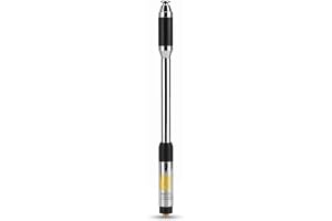 Bewinner RH-770 SMA-F Walkie Talkie-antenn UHF/VHF Dual Band Retractable Telescopic, 3.0dbi /5.5dbi General Gain Antenna Byt