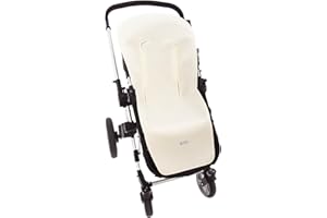 Funda de Verano para Silla Paseo Universal Rosy Fuentes- Colchoneta para Carrito Bebé- Transpirable-Compatible con Bugaboo, Jane, Concord, Baby Jogger, Bebecar…0-beige