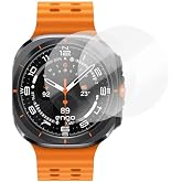 Engo Samsung Galaxy Watch Ultra 47mm İle Uyumlu Ekran Koruyucu, Tam Kaplayan Akıllı Saat Koruması, &Ccedil;izilmeye Dayanıklı TPU Ko