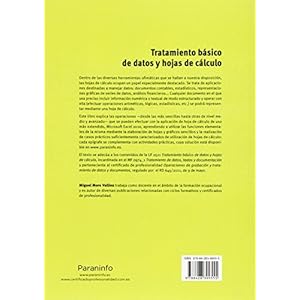Tratamiento básico de datos y hojas de cálculo (Cp - Certificado Profesionalidad)