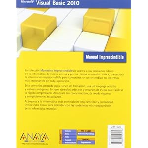 Visual Basic 2010 (Manuales Imprescindibles)