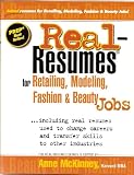 Image de Real-Resumes for Retailing, Modeling, Fashion & Beauty Jobs (Real-Resumes Series) (English Edition)
