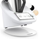 Siegvoll Tavola Scorrevole per Bimby TM6 TM5 in Acrilico, Vassoio Scorrevole per Thermomix, Facile da Spostare (Bianco)