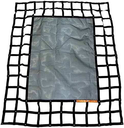 Gladiator Cargo Gear - SafetyWeb Cargo Net - Heavy Duty, Adjustable- Small 4.75' x 6' (SSW-100) by Gladiator Cargo Gear