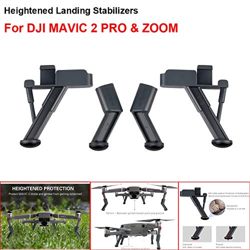 Preisvergleich Produktbild TianranRT Erweitert Landung Ausrüstung Bein Unterstützung Beschützer Verlängerung Für DJI Mavic 2 Pro / Zoom