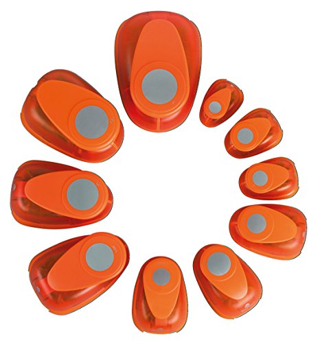 Rayher Motivstanzer Rund/Kreis ø 3,81cm, 1,5 Zoll, geeignet für Papier/Karton bis zu 200g/m² - 6