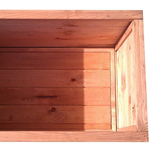 Blumenkübel Pflanzenkasten – aus Bochemit beschichtetem Massivholz – 120x40x32cm (LxBxH) – ideal für Garten oder Terasse - 2