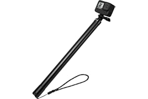 TELESIN 300cm Invisible Selfie Stick, Monopiede Retrattile in Fibra di Carbonio, Bastone Selfie Stick per Go Pro Hero 13 12 11 10 9 8 DJI Osmo 360 Action 5 Pro 4 3 Insta360 X5 X4 X3, ecc