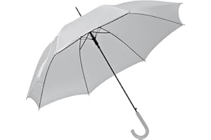 VERTRIEB DURCH PRESENTS & MORE Automatikschirm - Regenschirm - Ø 100 cm (Weiss)