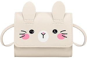 A-QMZL Borsa Bambina Borsa a Tracolla per Ragazze Mini Borsetta Bambina Borse bambine e ragazze Borse a Mano e a Spalla Piccola Ragazza Compleanno Natale Regalo (bianco)