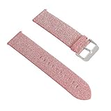 Top Luxury Bling Shiny Leder Ersatzarmband von Beisoug für Samsung Galaxy Watch 42mm