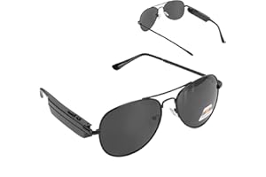 Goshyda Occhiali da Sole Bluetooth Intelligenti, Occhiali da Esterno per Cuffie Wireless Pieghevoli Portatili, Funzione di Chiamata di Supporto, Musica di Supporto