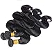 Sunwell Brazilian Virgin Hair Weave 3 Bundles Body Wave Hair Weft 7A Unprocessed Remy Human Hair Extensions 300g/Lot, Natural Color (18inch 20inch 22inch)