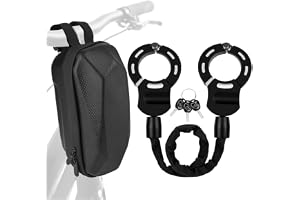 Dreamhigh® Serratura per Monopattino, Chiusura A Mano per Scooter E, Spessore 6 mm, per Scooter, Bicicletta, Protezione Antig