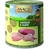 MACs Dog Kaninchen & Gemüse | 6x 800g Hundefutter nass