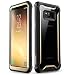 Produktbild i-Blason Samsung Galaxy S8 Hülle, [Ares] Handyhülle Ganzkörper Schutzhülle Robustes Schale Case Klar Cover mit Gürtelclip ohne eingebautem Displayschutz für Galaxy S8, Schwarz/Gold