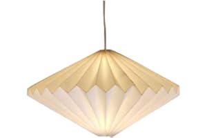 MagiDeal Abat-Jour Suspension en Papier de Riz Origami Pliable - Lampe Suspendue pour Café, E