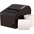 80mm x 80mm x 12.7mm Thermal Paper Till Rolls Suitable for EPOS Epson, Star, Samsung, Bixolon POS (10)