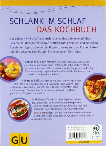 Book's Cover of Schlank im Schlaf - Das Kochbuch: 150 Insulin-Trennkost-Rezepte für morgens, mittags, abends
