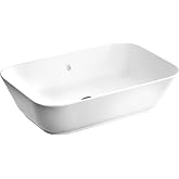 VitrA Geo 7425B003-0012 Dikd&ouml;rtgen &Ccedil;anak Lavabo, 60 cm, Beyaz