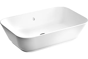 VitrA Geo 7425B003-0012 Dikdörtgen Çanak Lavabo, 60 cm, Beyaz