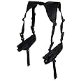HWZ Tactical Universal Double Draw Shoulder Holster,Adjustable Elastic Band Women Men