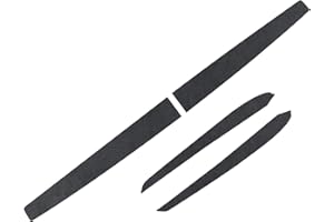 Alfanxi Copertura Avvolgente per cruscotto e Pannello Interno per Porta Anteriore, Rivestimento bracciolo, in Alcantara e Materiale ABS Compatibile con Tesla Modello Y/3 (Grigio Antracite)