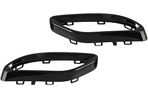 KIMISS Exhaust Pipe Mufflers Cover, Gloss Black Tip Trims Replacement for Mercedes‑ A B C E GLC CLS‑Class W177 W247 W205 W213 X253 C257 CLS Class
