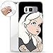 Produktbild finoo | Samsung Galaxy S8 Weiche flexible Silikon-Handy-Hülle | Transparente TPU Cover Schale mit Motiv | Tasche Case Etui mit Ultra Slim Rundum-schutz | Tattoo girl blon