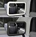 ViVo© Black Large Adjustable Wide View Rear/Baby/Child Seat Car Safety Mirror Headrest Mount