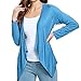 Produktbild Innerternet Damen Asymmetrisch Cardigan Schmetterling Druck Strickjacken Lose Langarmshirt Wasserfall Strickmantel Tunika Strick Mäntel Kimono Parka Outwear