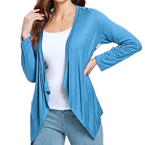 Preisvergleich Produktbild Innerternet Damen Asymmetrisch Cardigan Schmetterling Druck Strickjacken Lose Langarmshirt Wasserfall Strickmantel Tunika Strick Mäntel Kimono Parka Outwear