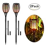 Zeonetak Solar Fackel Lichter Tanzen Flamme Beleuchtung 96...