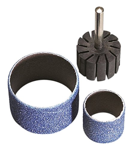 GRAPHITE Schleifscheiben Set 125mm - 2er Pack Mit Reduzierhülsen Für Metallbearbeitung & Werkzeugschärfen